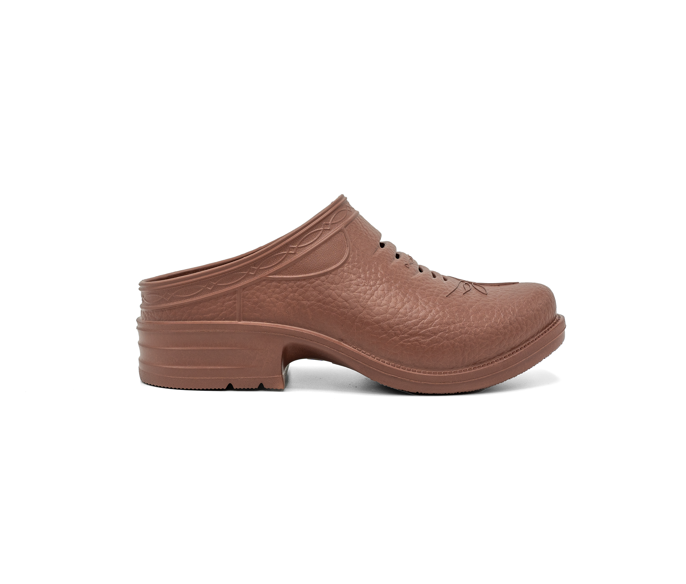 Westech Outrider slip-on shoe in Desert Rose, soft pink Western comfort footwear on white background, lightweight and supportive, made in the USA