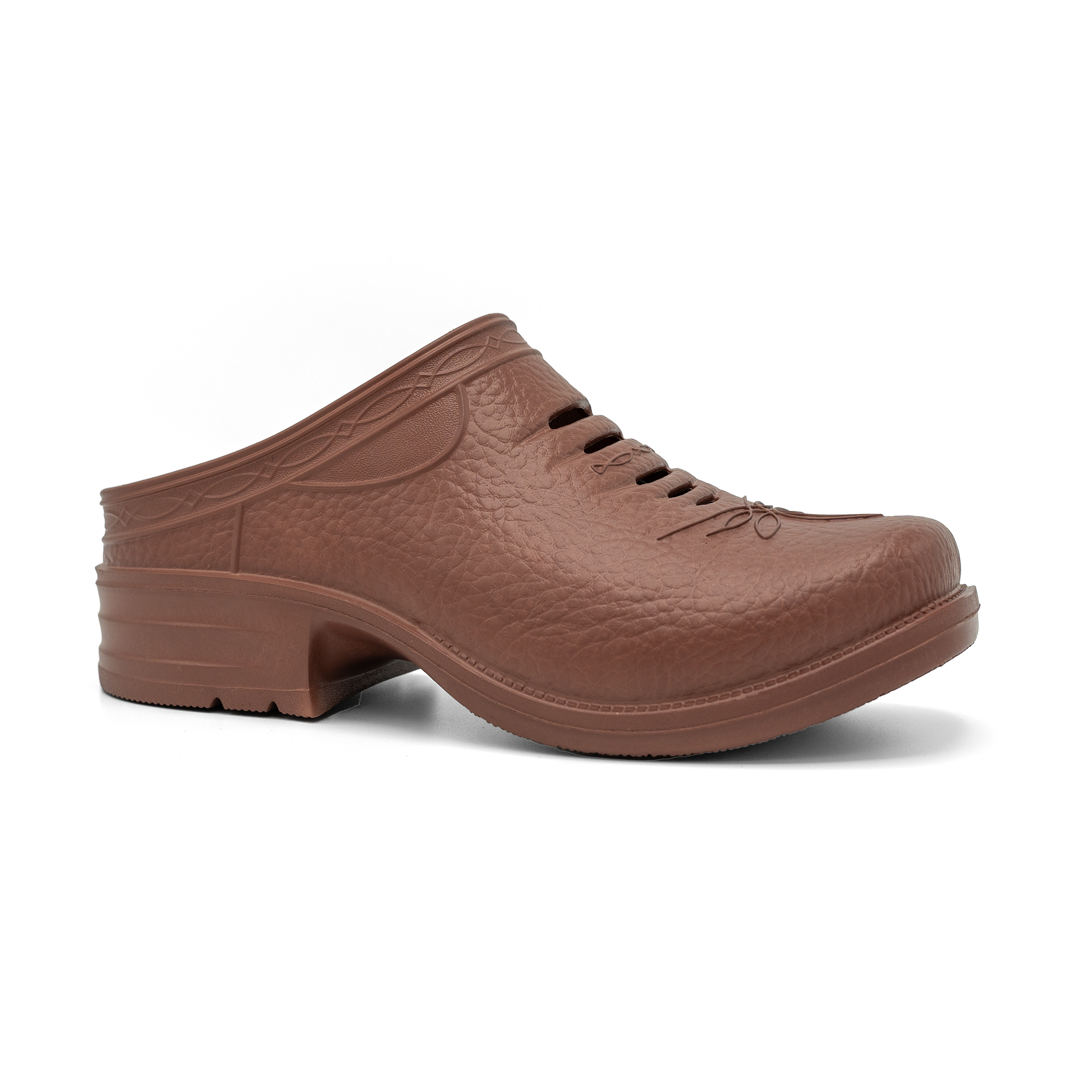 Westech Outrider slip-on shoe in Desert Rose, soft pink Western comfort footwear on white background, lightweight and supportive, made in the USA
